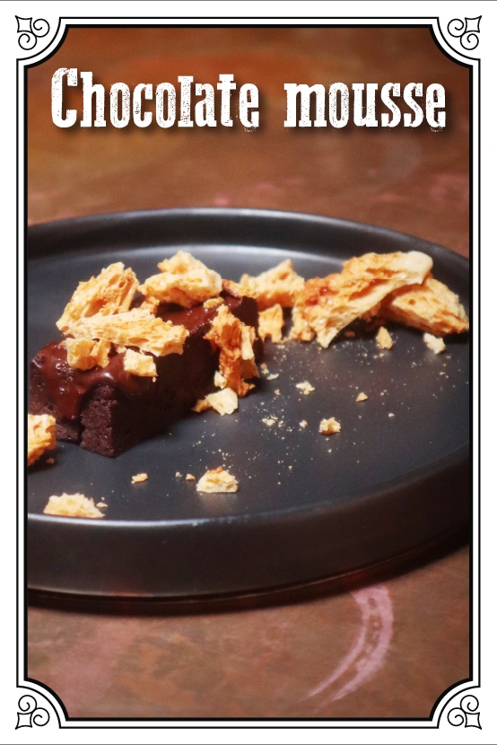 Baked Chocolat Mousse With Sponge Toffee  $75.00mxn