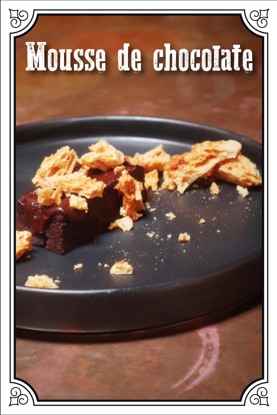 Mousse De Chocolate Al Horno Con  Bizcocho De Caramelo $75.00mxn
