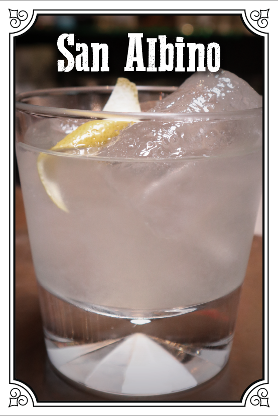 Mezcal Espadin, Licor De Sauco, Cinzano Bianco,  Limón Amarillo  $155.00 mxn